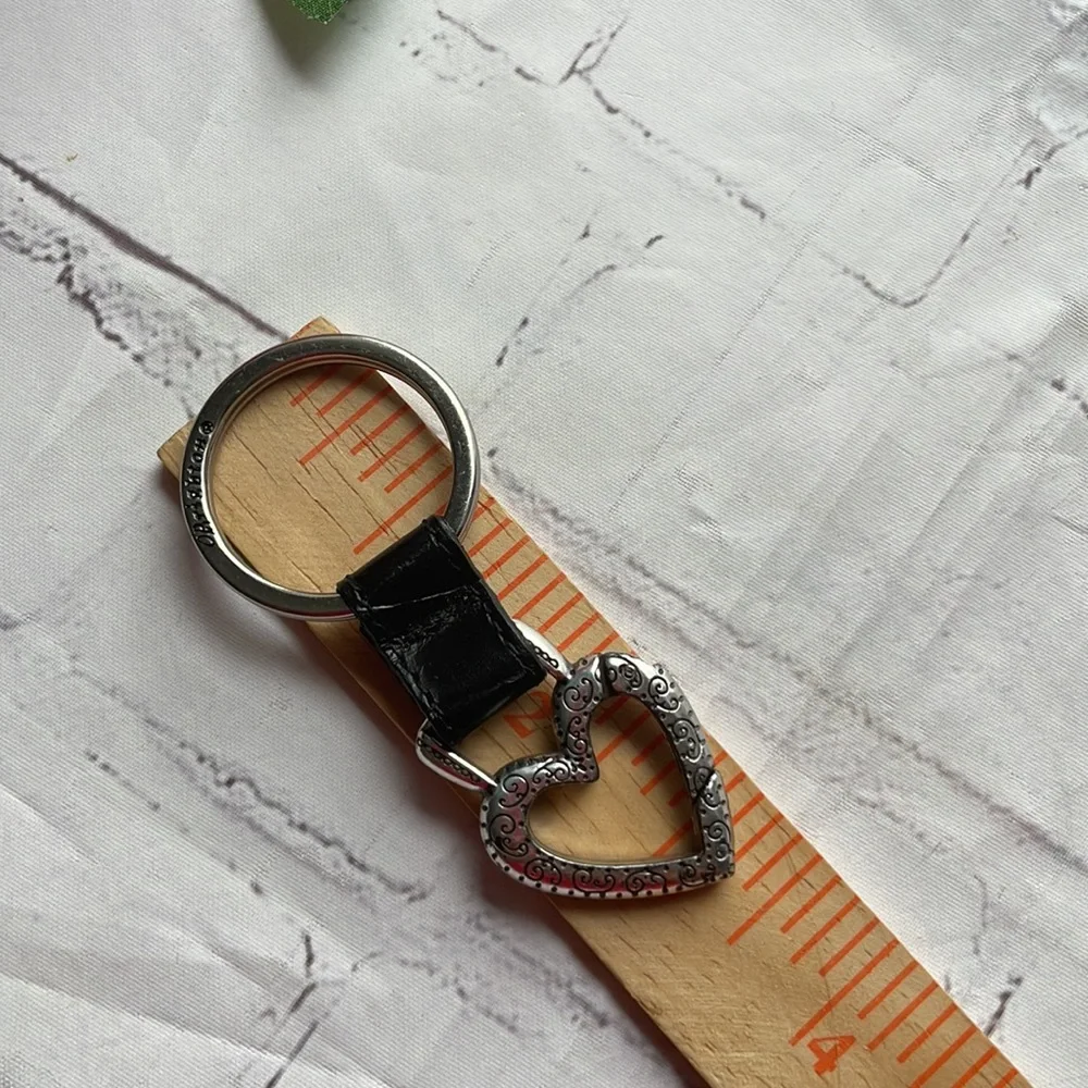 Vintage Brighton heart keychain